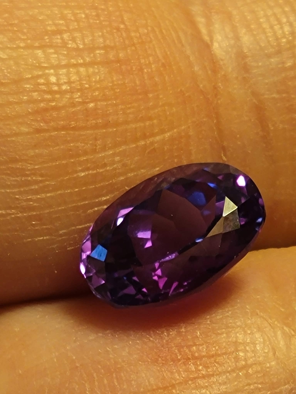 Natural Color Changing Alexandrite Gemstone Opal Cut 6.40ct - Picture 6 of 7